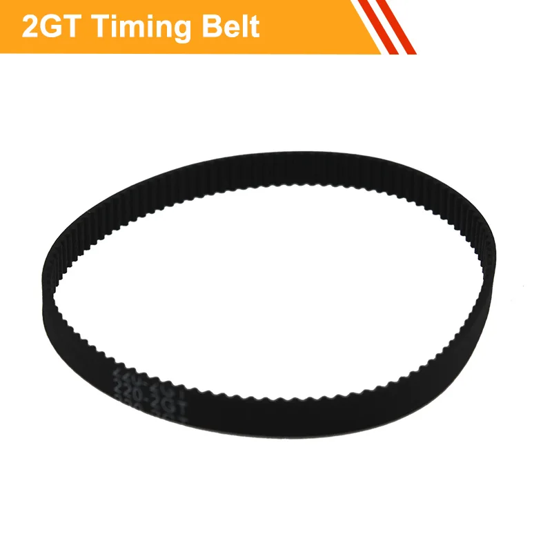 

GT2 Belt 2GT-188/190/192/194/200/202/204/208/214/220/228mm Timing Belt Cord 6/10mm Belt Width Rubber Belts Round