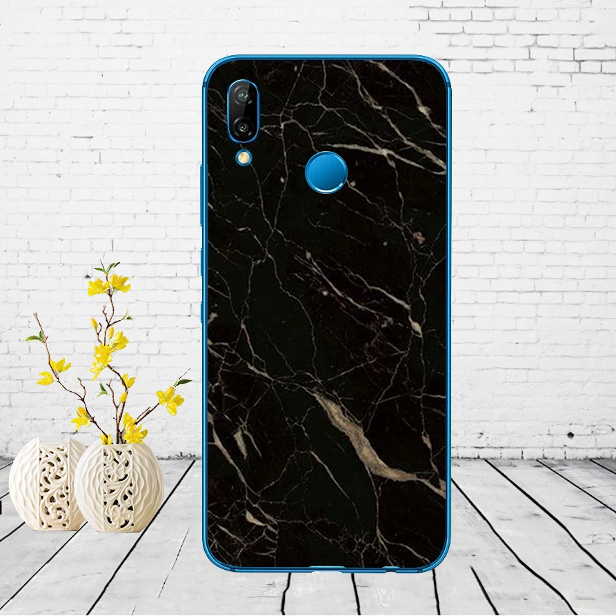 44DD мраморный камень Мягкий силиконовый чехол для Huawei P9 P10 P20 P30 Lite mate 10 20 PRO lite p smart чехол - Цвет: 8