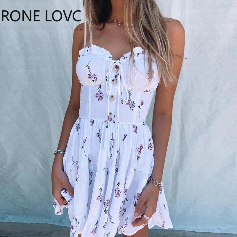 Женское элегантное модное облегающее платье-бандо с цветочным принтом | Женская