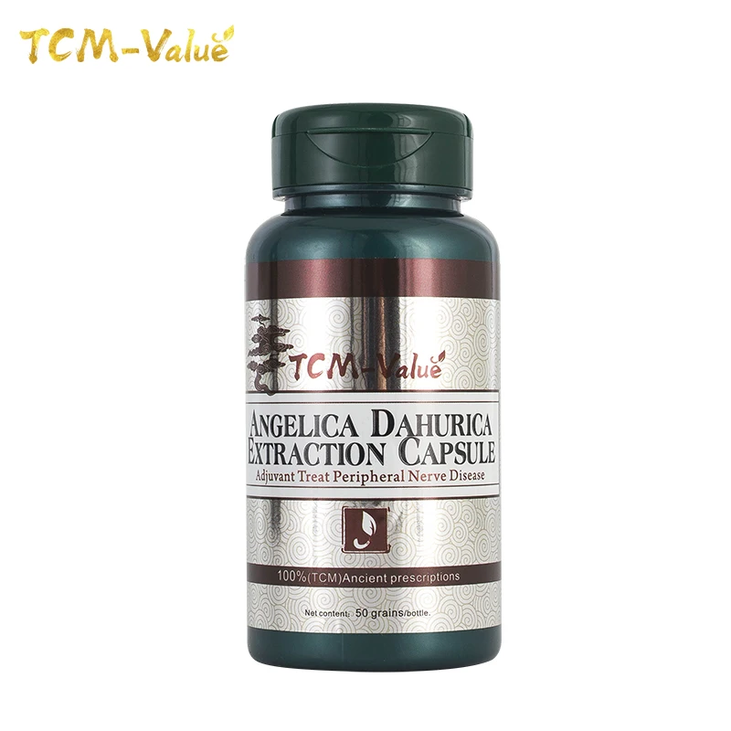 

TCM-Value Angelica Dahurica Extraction Capsule, Adjuvant Treat Peripheral Nerve Disease, Cure Various nervous headaches, 50pcs.