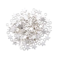 100pcs tibetan silver color star charms pendants diy handmade necklace bracelet jewelry making chain end tail charms