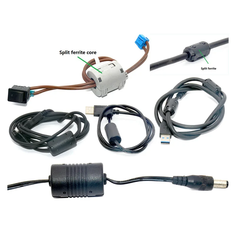 Круглая форма высокоимпедансный фильтр EMI для кабеля SCUF90A