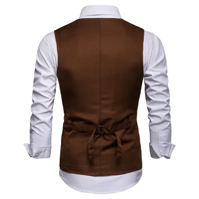 

Men's suit vest spring new European style fashion men's casual suit vest single breasted vest vest 078