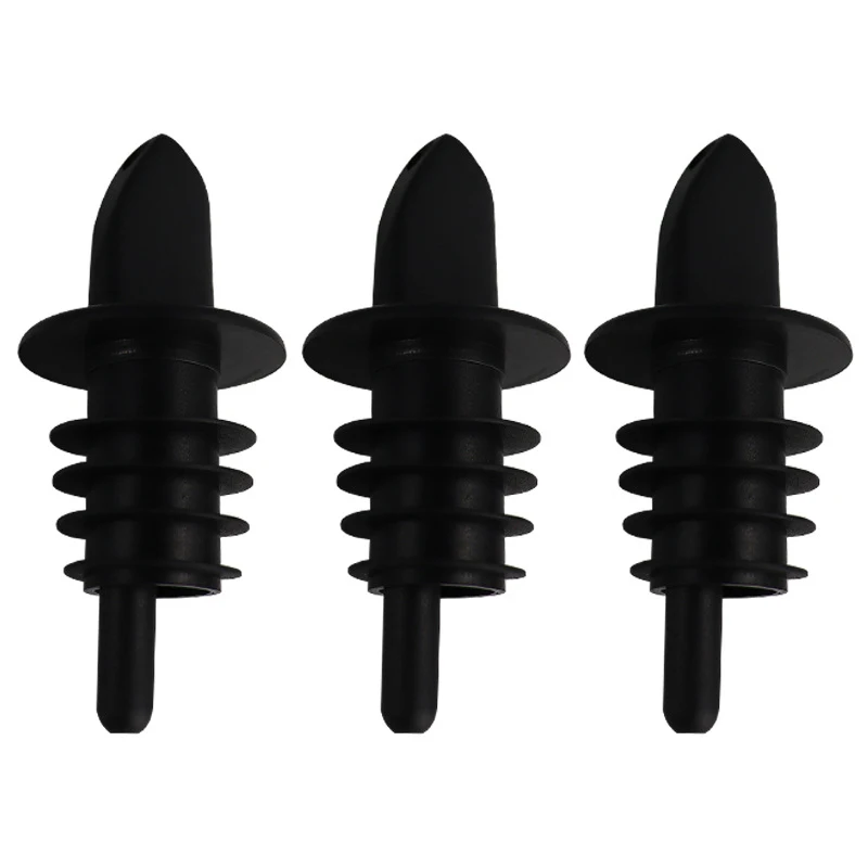 

(Pack Of 3) Fancy Cocktail Spout Silicone Bottle Stopper Wine Pourer Bar Utensils