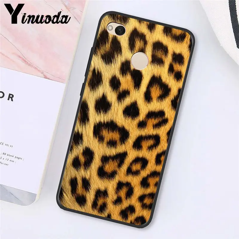 Yinuoda модные с животными Леопардовый принт чехол для телефона для Xiaomi mi5 6 A1 A2 Lite Mi9 9SE mi8lite 8explorer Pocophone F1