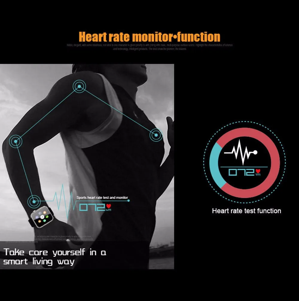 Смарт-часы A9 с пульсометром и Bluetooth мужские спортивные часы для Android 4 2 IOS 2020