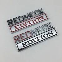 3d metal redneck edition emblem auto trunk fender badge decal stickers car accessories