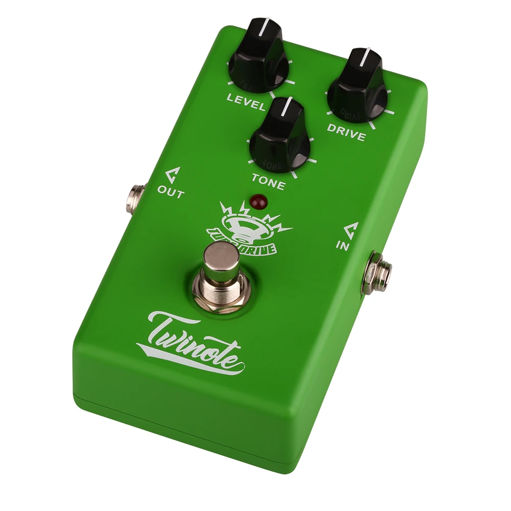 Педаль эффектов Twinote Overdrive Для Гитарный процессор трубчатый привод теплая