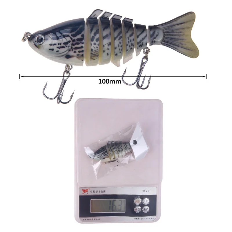 

Luya Multi Festival Fishing Lure 16g / 10cm Plastic 7 Festival Bait Sea Fishing Swimbait Artificial Simulation Bait Hard Bait