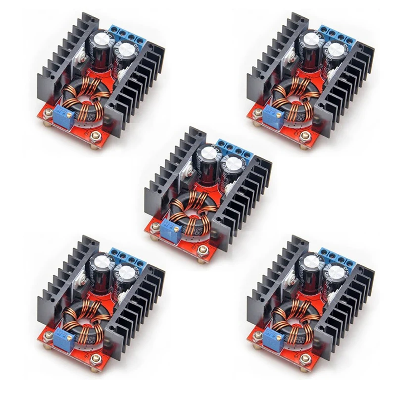 5PCS 150W Boost Converter DC-DC 10-32V to 12-35V Step Up Voltage Charger Module Adjustable Power |