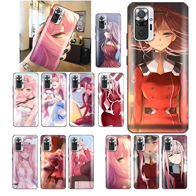 

Darling In The Fanxx Zero Two 02 Phone Case For Redmi Note 10 10X 10T Pro 4G 5G Lifeproof Anime Waterproof Cheap Mobile Kawaii