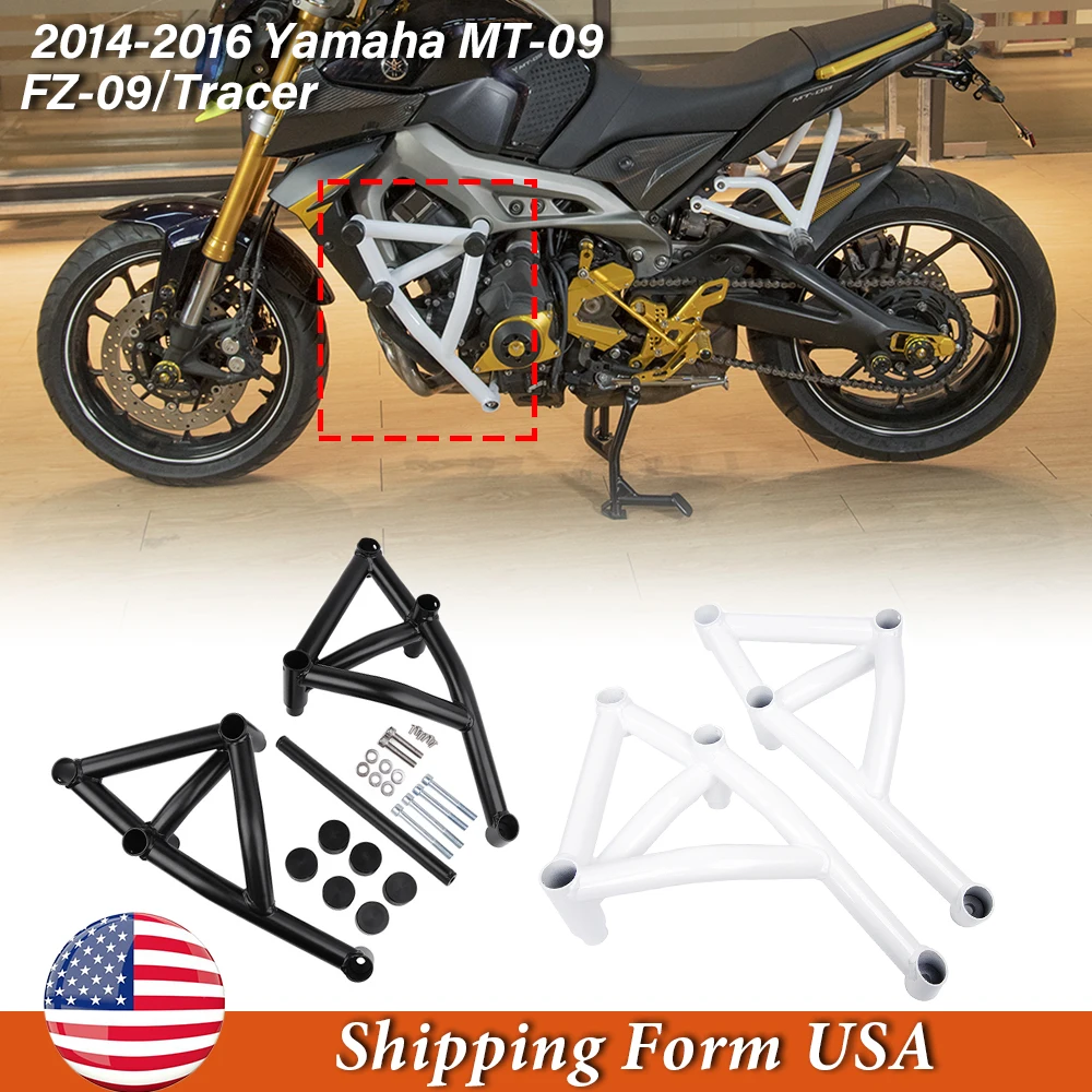 MT09 защитная рама для мотоцикла Yamaha FZ MT 09 FZ09 Tracer 900 2014 2015 2016 US FZ09|Накладки и