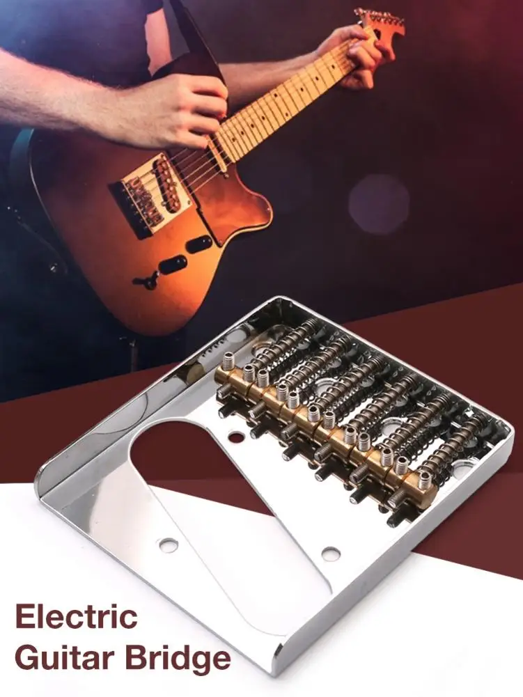 Telecaster Электрогитары мост хром седло беспроводного доступа в Интернет для