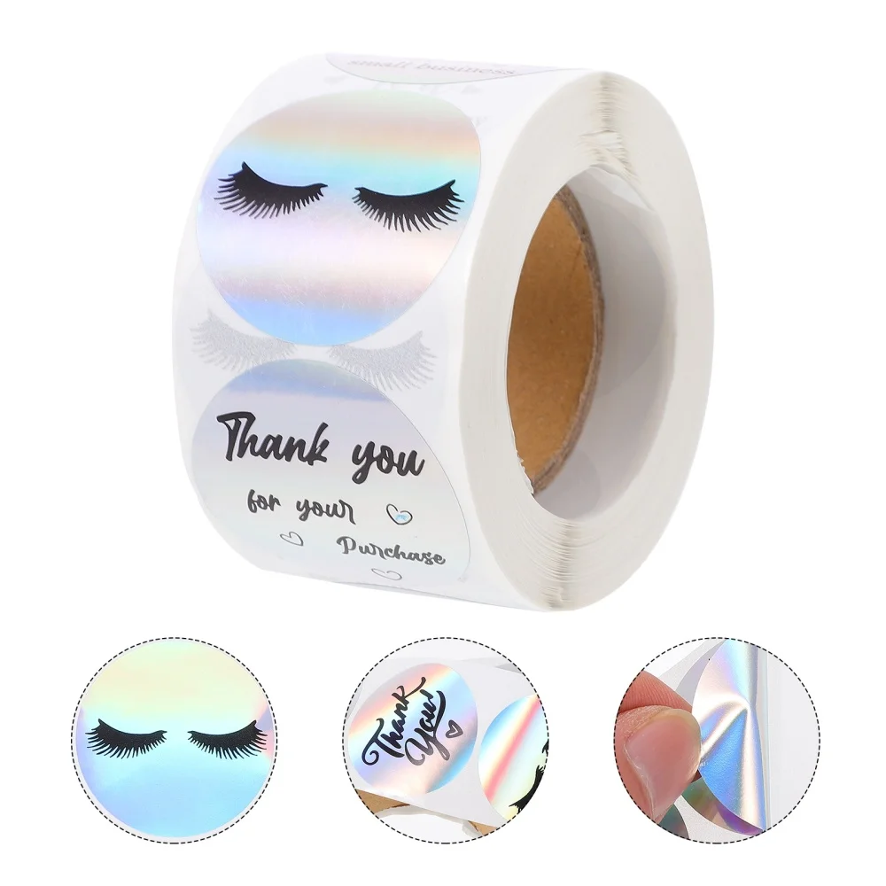 

500Pcs Commodity Stickers Thank You Label Stickers Goods Decor Accessories