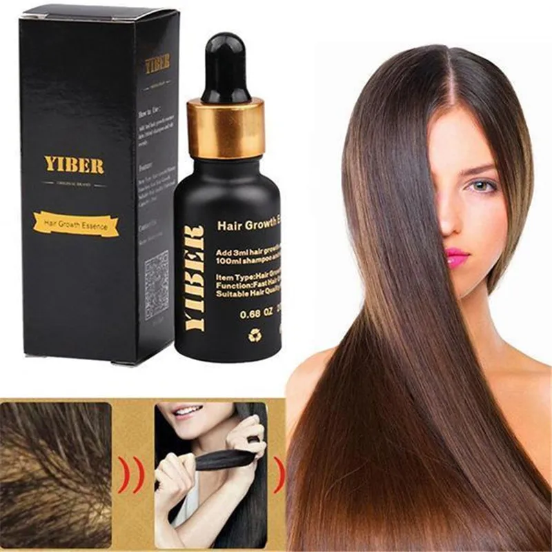 1Pc 20ml Natural Hair Growth Serum Essence 100% Natural Extract Essence Hair Growth Serum Oil for Advanced Thinning Hair Loss