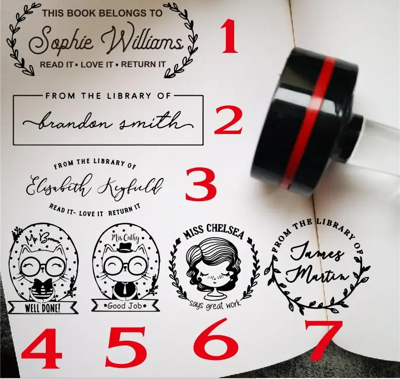 Эта книга сшита на заказ учитель название штемпельная персонализированные