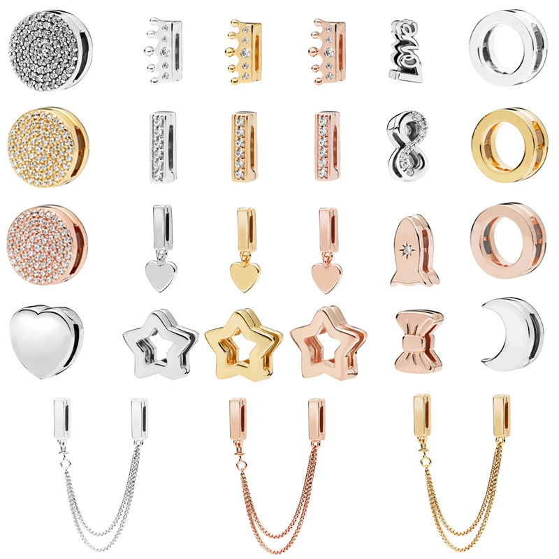 DEVOLOVE Новые 100% стерлингового серебра 925 рефлексы цветок очаровательные клипсы