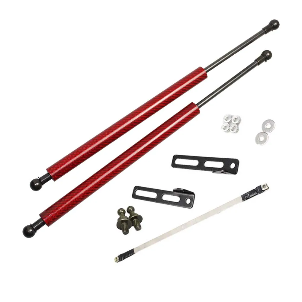 Красный Капот газовые Распорки подъем поддержка амортизатор для MITSUBISHI LANCER EX GALANT Fortis для Proton Inspira амортизатор - Цвет: Красный