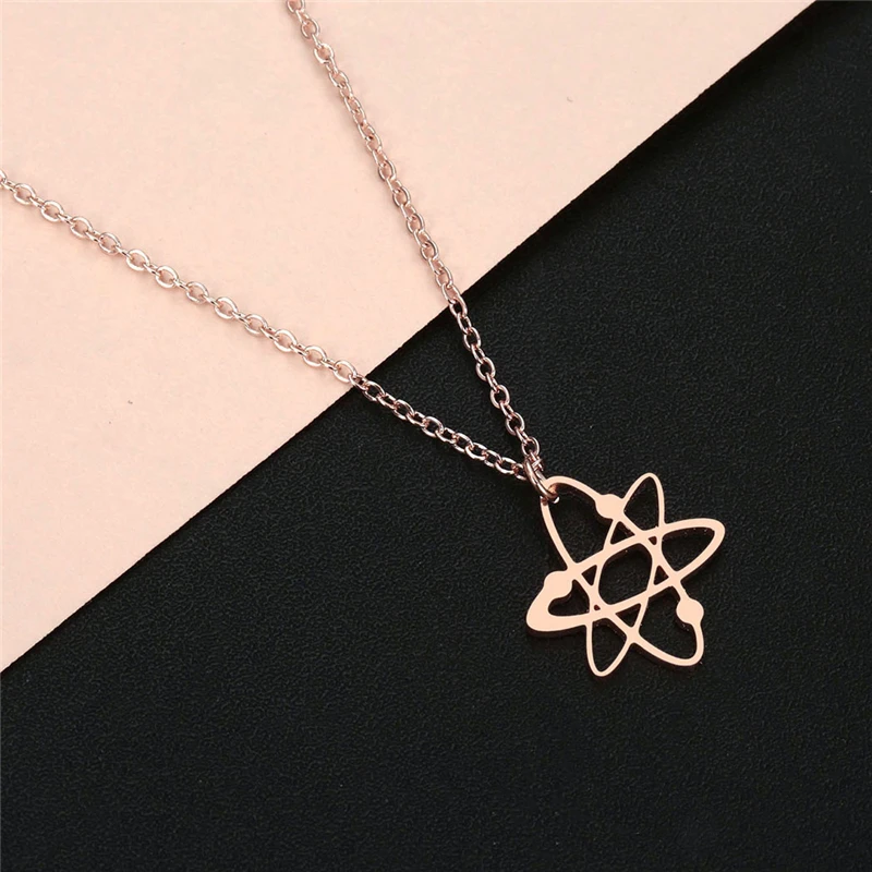 2020 ожерелье из рога фазы Луны Космический женский серебряный полумесяц Луна