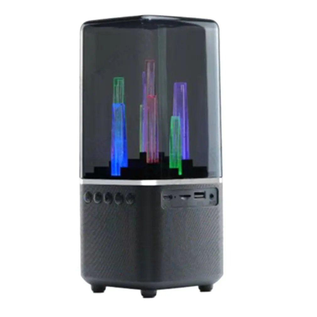 

Wireless Wireless Audio RGB Colorful Lights City Lights Mini Portable Subwoofer 3D Ring Card Outdoor