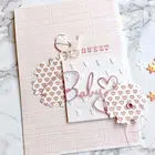 Детские металлические Вырубные штампы, искусственная кожа, бумажная карта с тиснением