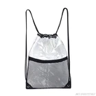 Новый прозрачный рюкзак на шнурке, школьный тоут, сумка для спортзала, спортивная сумка N27 20, Прямая поставка