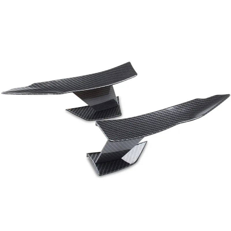 6 шт. аксессуары для стайлинга автомобиля из углеродного волокна передний бампер