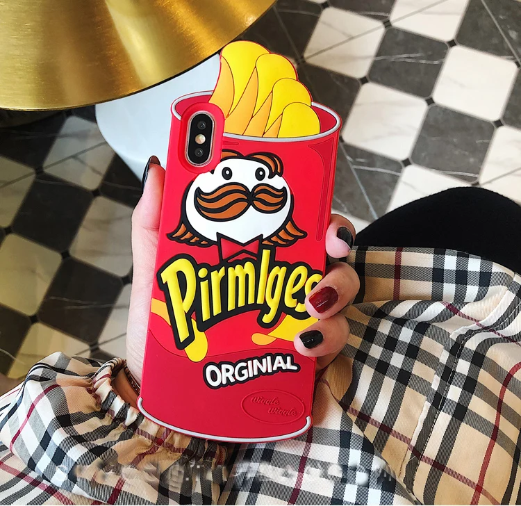 Зеркальный силиконовый чехол с чипами Чили и КАКТУСОМ для iPhone 11 Pro Max 12 Mini XR X XS 6 6S 7 8