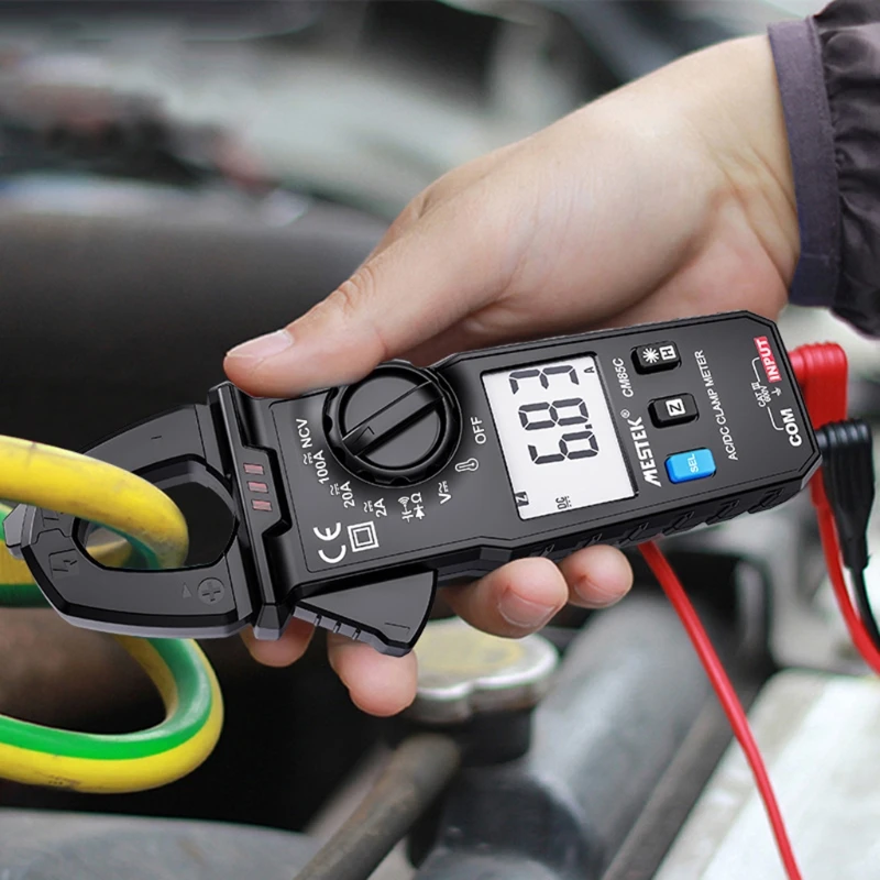 Цифровой измеритель-зажим с автоматическим выбором диапазона 2000 отсчетов