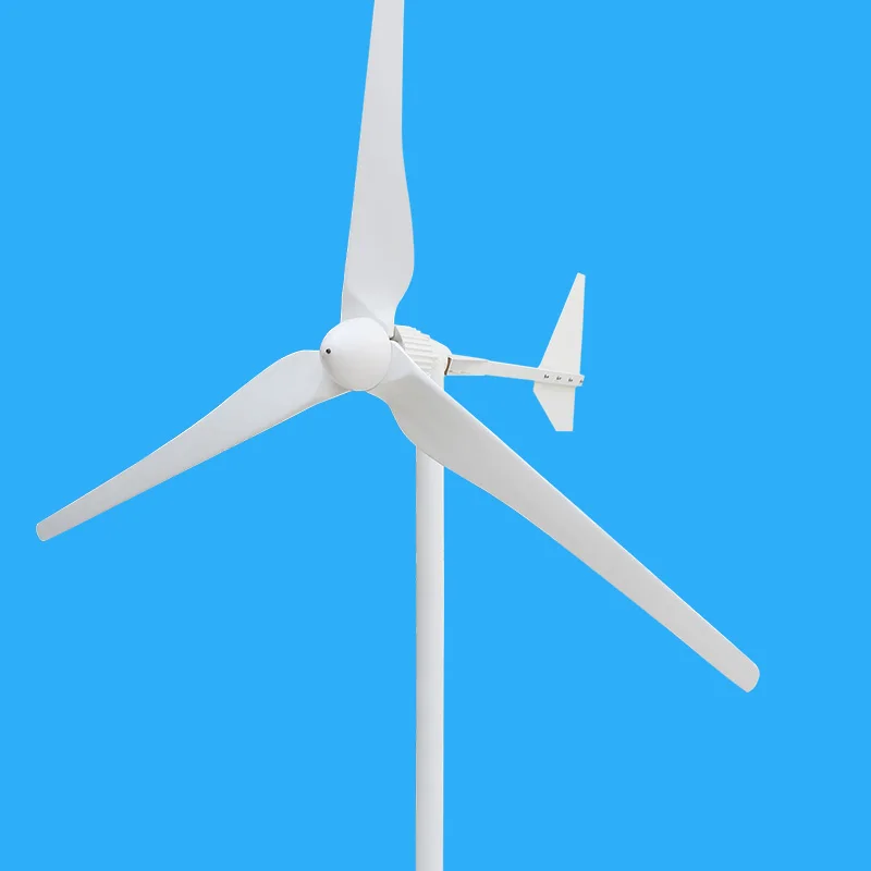 Белый 2000 Вт ветряной генератор турбины горизонтальные ветряные турбины генератор 3 Лопасти из стеклопластика с или 48 в 96 в 110 В 220 В напряжение опционально - Цвет: Белый