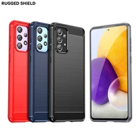 for samsung galaxy a73 5g case shockproof bumper carbon fiber soft silicone tpu phone back cover for samsung galaxy a73 5g case