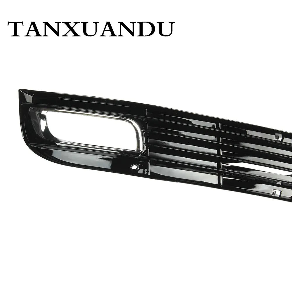 Пианино краска хром передний бампер Нижняя противотуманная фара гриль решетка