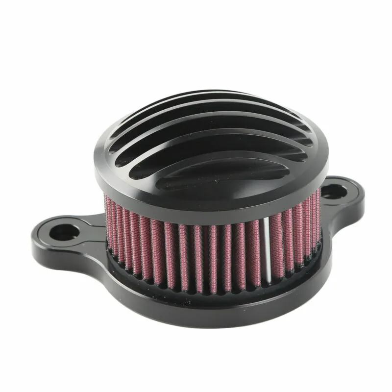 Motorcycle Black Air Cleaner Intake Filter For Harley Sportster 48 72 XL883 XL1200 04-16 |