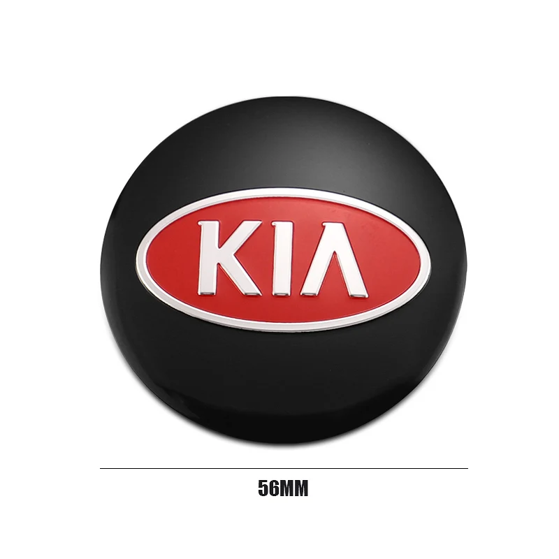 Наклейки на центр ступицы колеса для KIA Rio Optima Sportage Ceed Soul Picanto Venga Sorento Forte Spectra 4 шт.