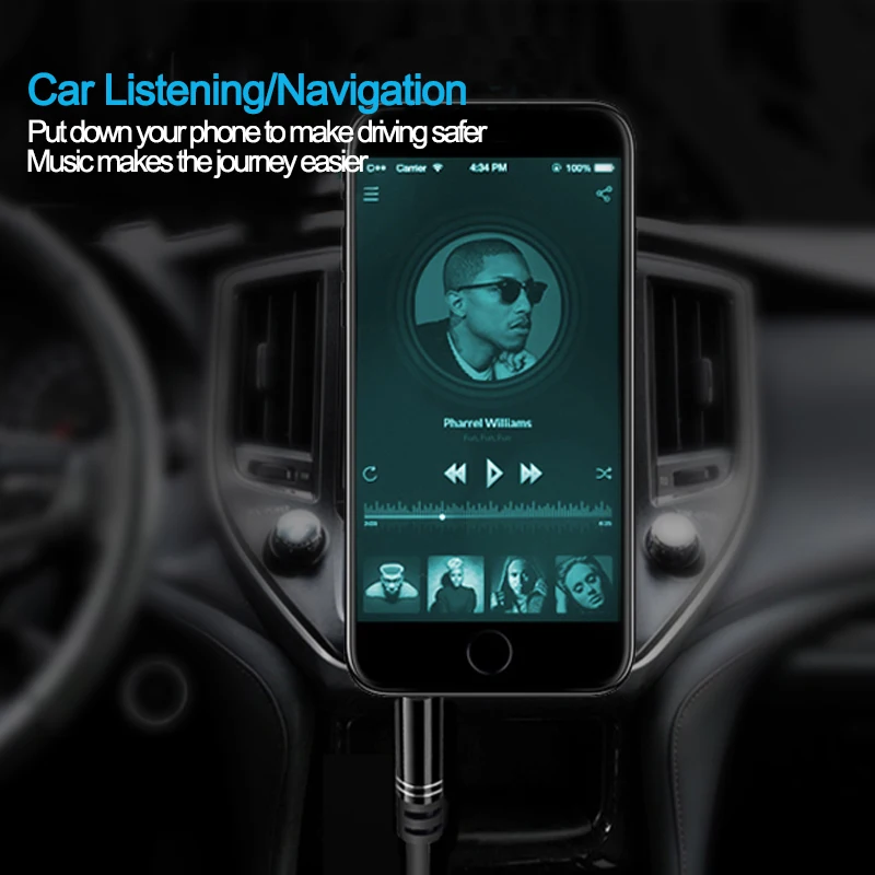 Высококачественный аудиокабель-удлинитель разъем 3 5 мм штекер-гнездо AUX-кабель