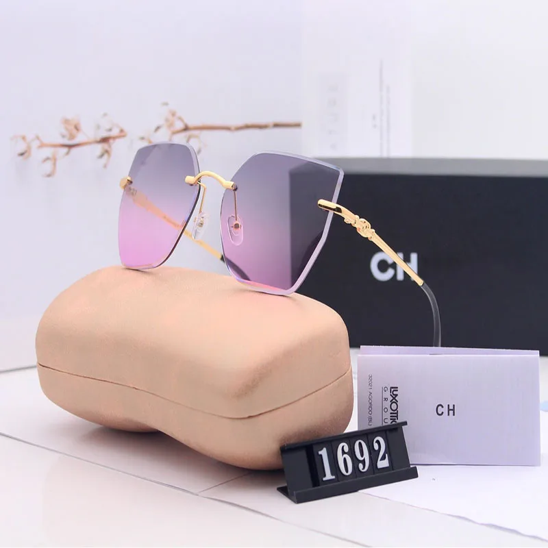 

2021 New Women Sunglasses Color Gradient Sunglasses Hot Sale Women Frameless Fashion irregular trend Sunglasses UV400