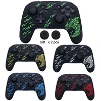 new soft silicone shell skin for nintendo switch pro case controller gamepad joystick case cover housing console gamepad cases