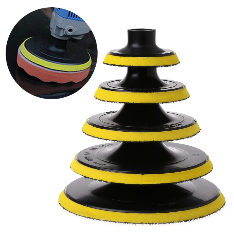 Самоклеящаяся восковая Полировка наждачная бумага с присосками Электрические