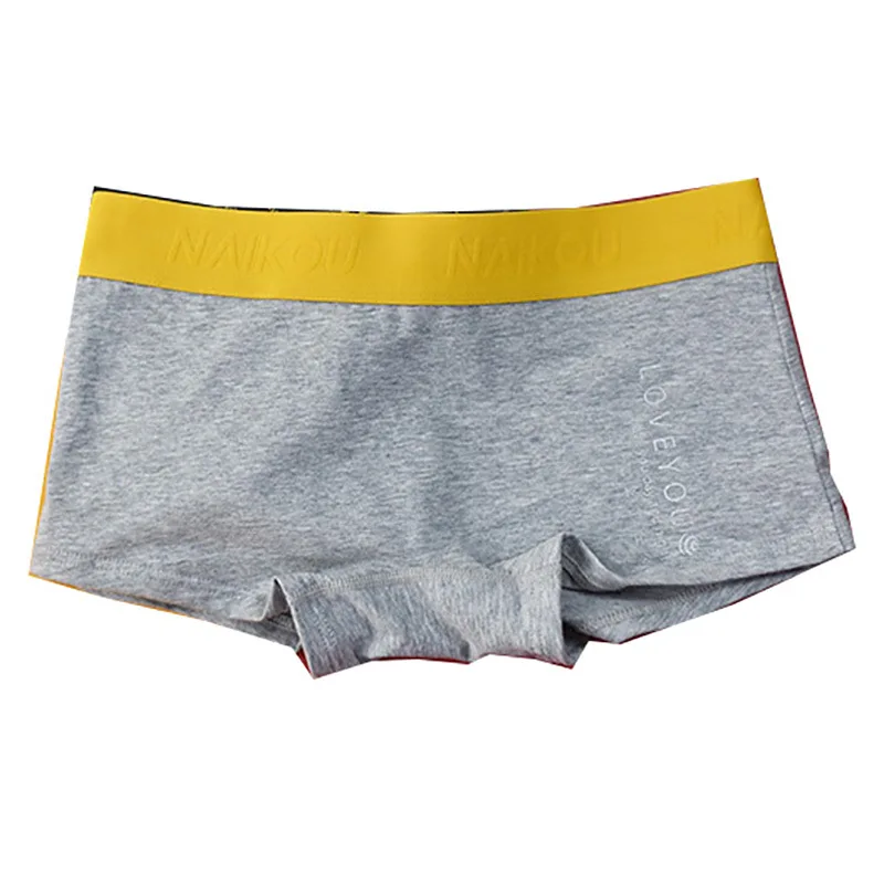 

3pcs Women Cotton Panties for Tomboy Trans Les Lesbian Boxer Briefs Knickers Elastic Waist Underwear Boyshort Lingerie Underpant