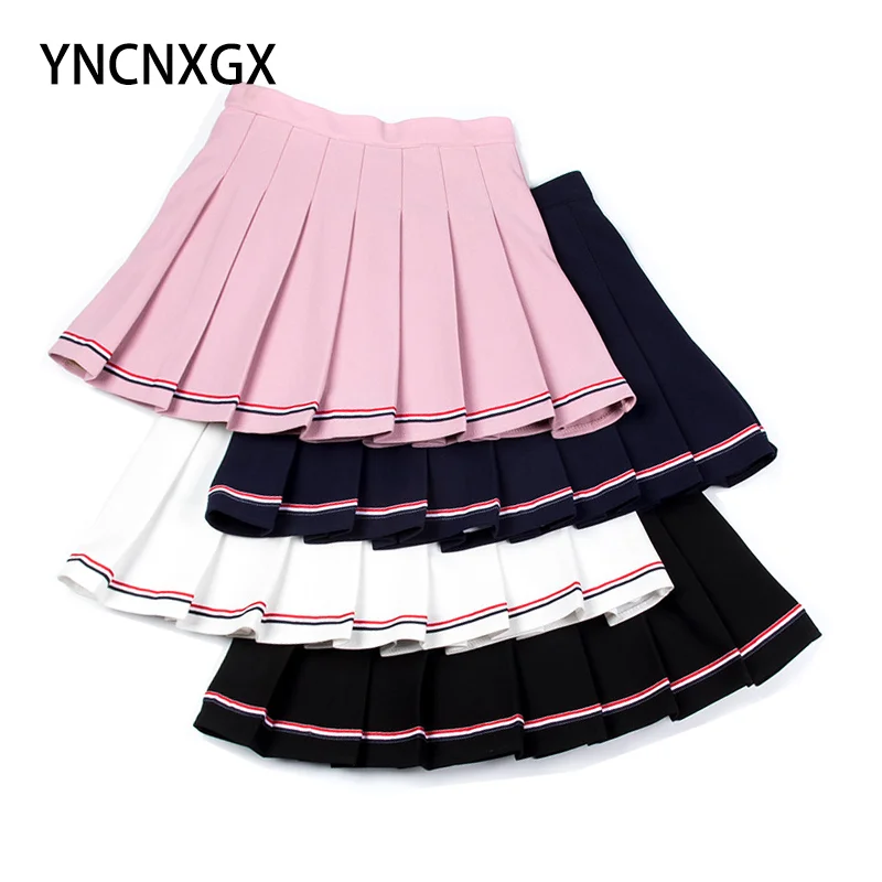 

Winter and Summer All-match Skirt Dance Skirt College Style High Waist Short Skirt Elastic Waist Sexy Girl Mini Short Skirts