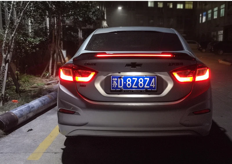 Для 2017 2018 спойлер Cruze ABS материал заднее крыло автомобиля праймер цвет задний для