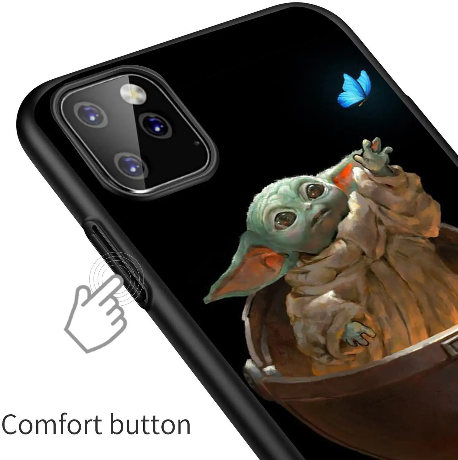 DUSH Baby yoda meme Mandalorian для iPhone 11 Pro Xs Max X Xr 7 8 6 Plus детский чехол Yoda милый силиконовый с