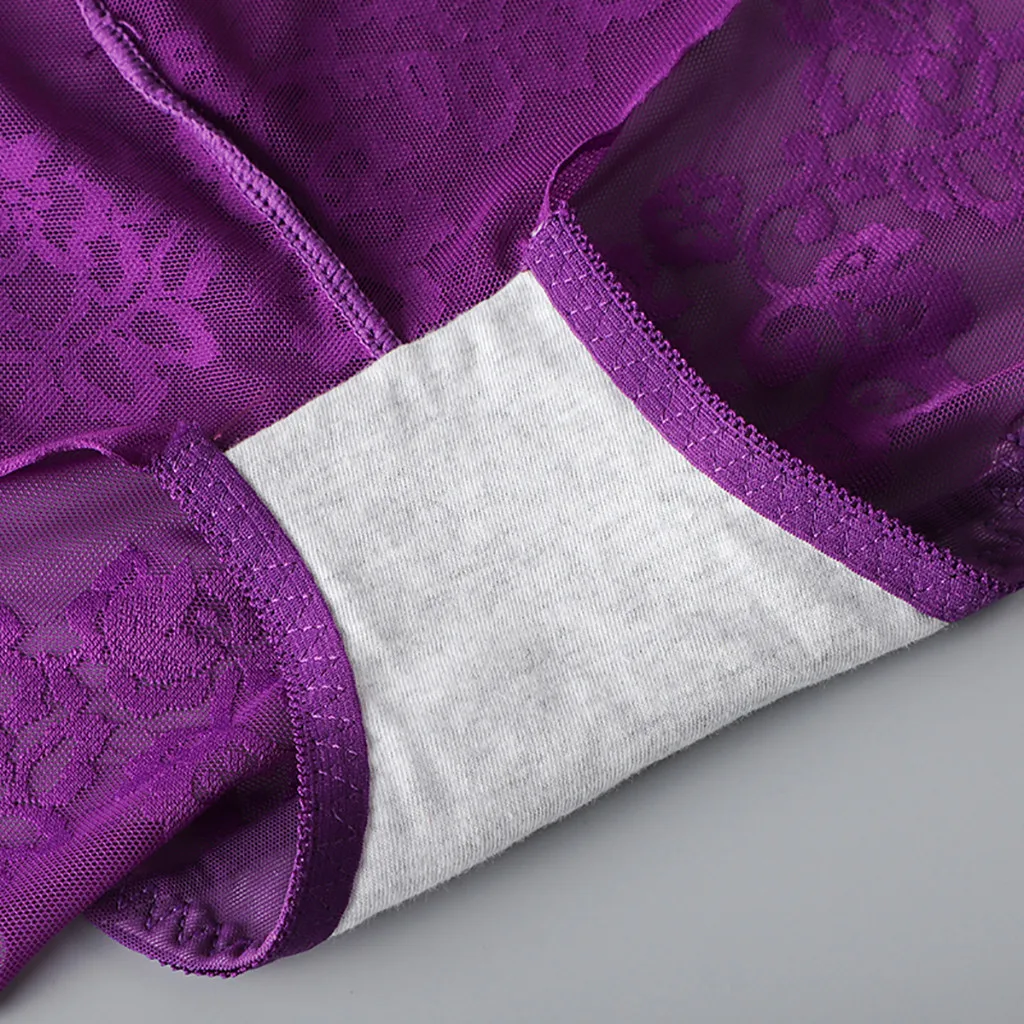 Сексуальные Бесшовные женские трусики с высокой талией женское кружевное нижнее