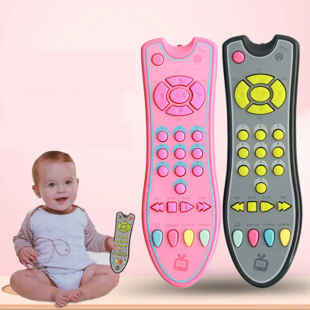 

Baby Toys Smart Mobile Phone TV Remote Control Car Key Early Educational Toys Electric Numbers Learning Toy for Baby Stop Crying