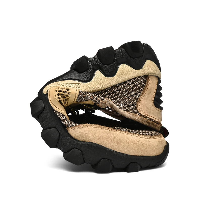 

Fashion Summer Men's Beach Sandals Mesh Breathable Men's Sandals Outdoor Men's Wading Shoes Designer Summer Platform Sandals