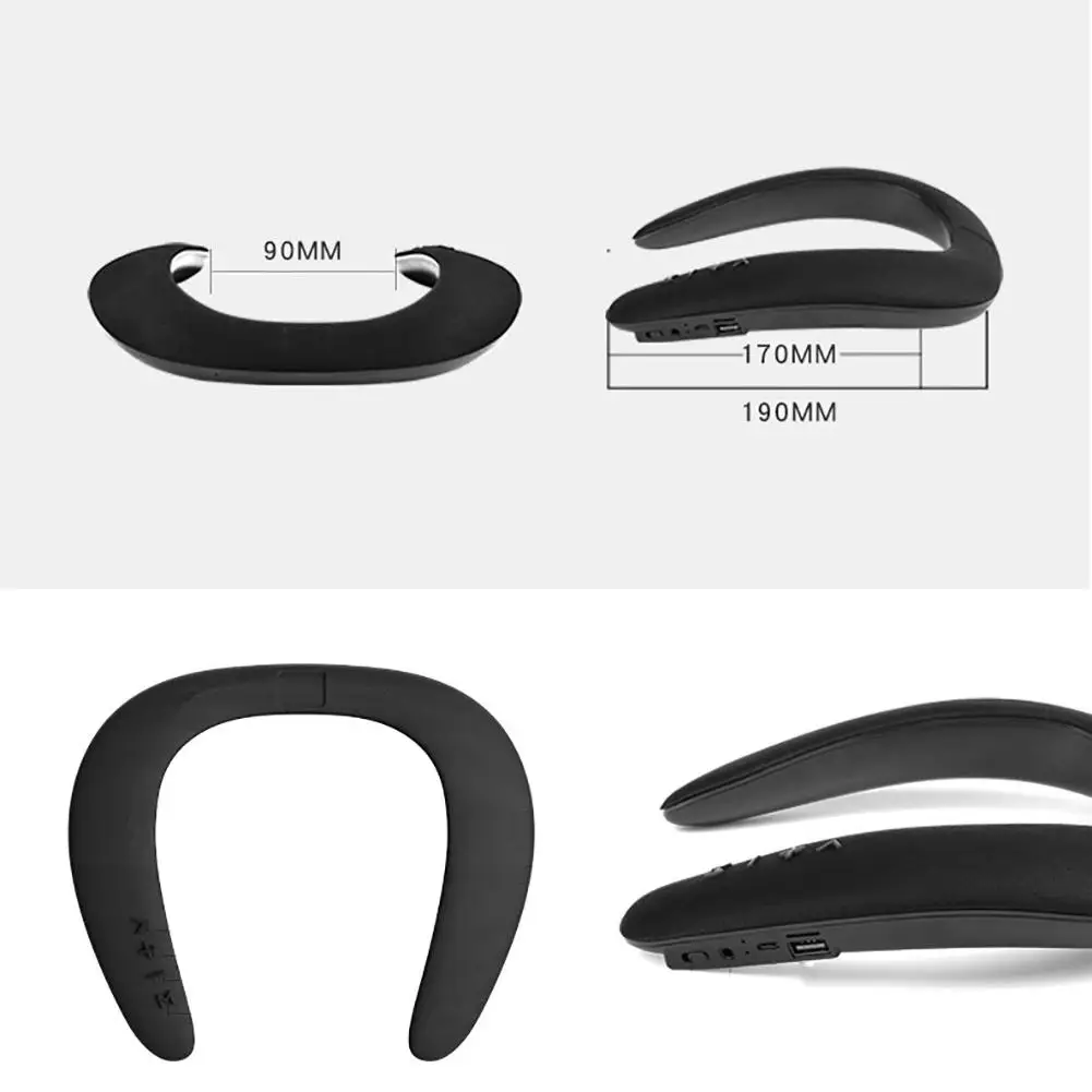 5D новая беспроводная стереоколонка Bluetooth носимая колонка с кольцом спортивный