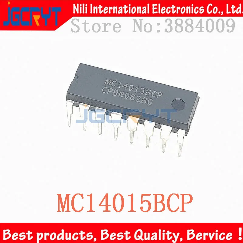 5 unids/lote mc14015nb MC14015 DIP 14 двойной 4 битный статический переключатель|Запасные части| |