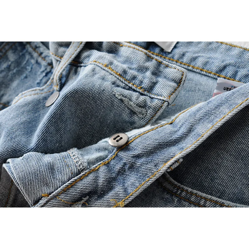 Винтаж 90s M L для женщин мужские темно синие джинсы Асимметричные свободные