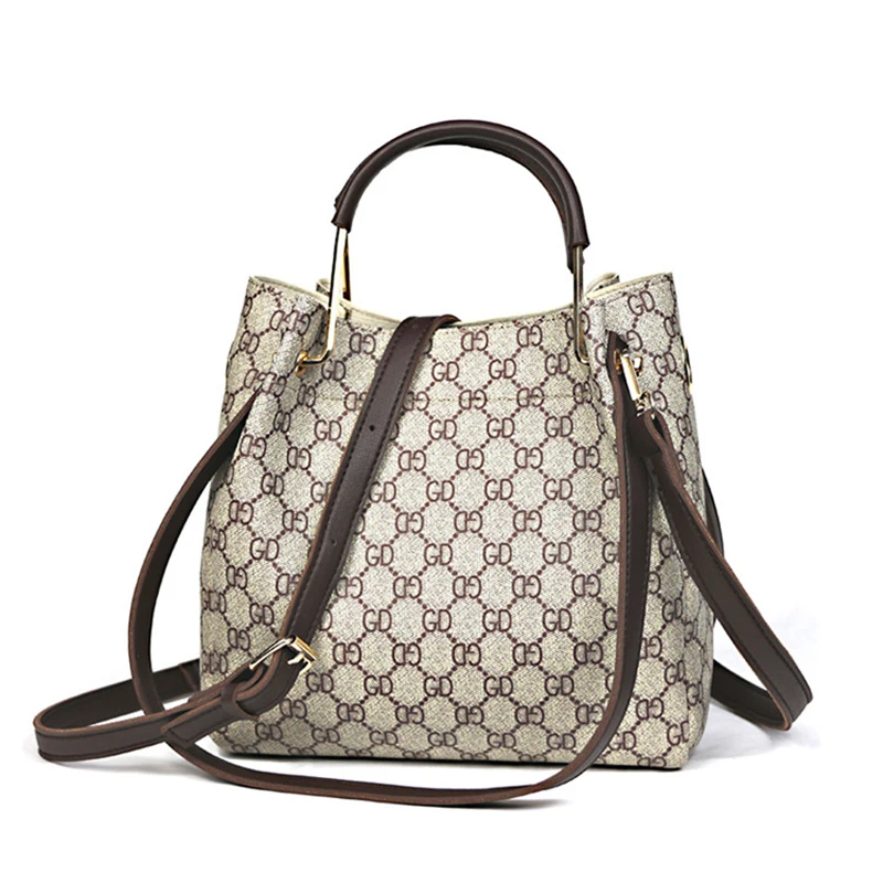 JOIN TOP кожаная печатная портативная модная простая дикая сумка через плечо| |