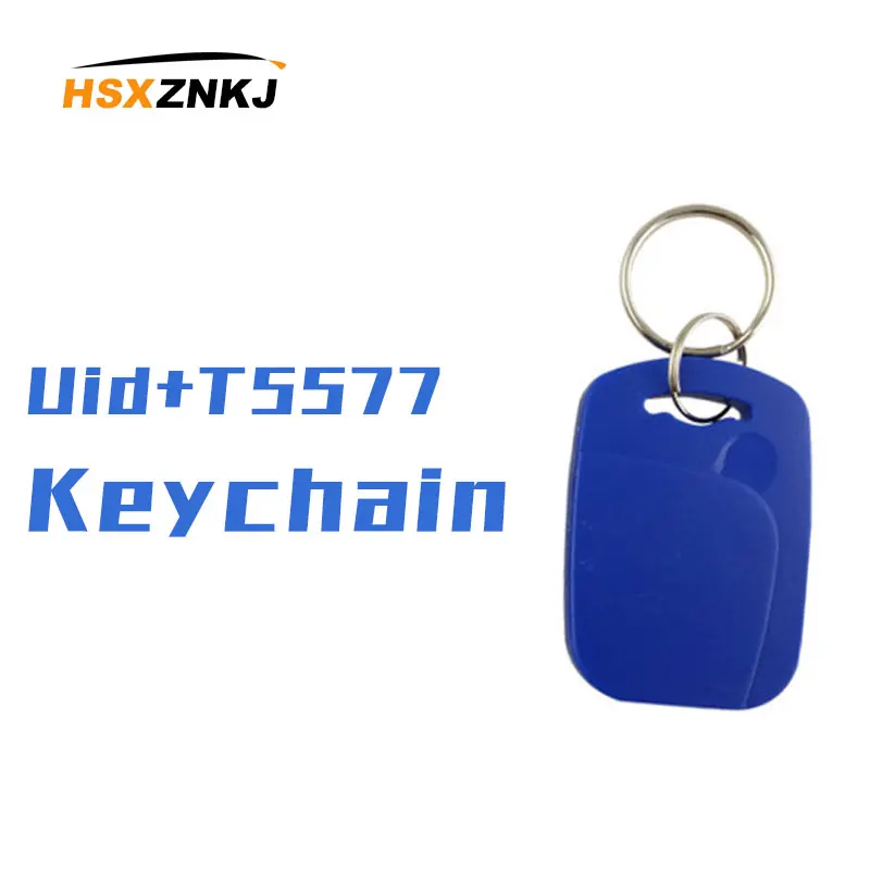 Брелок для ключей перезаписываемый NFC RFID-метка 125 кГц T5577 EM4305 + IC 13 56 МГц UID